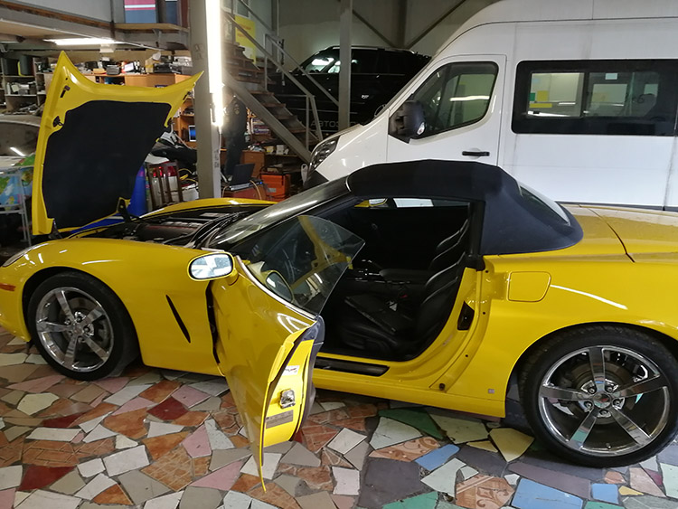 Chevrolet Corvette 6200 — отключение системы EVAP