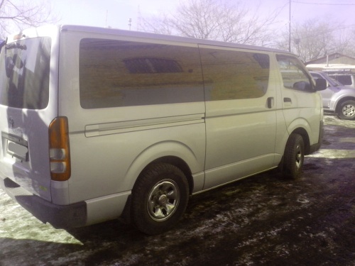 Toyota Hiace — отключение DPF